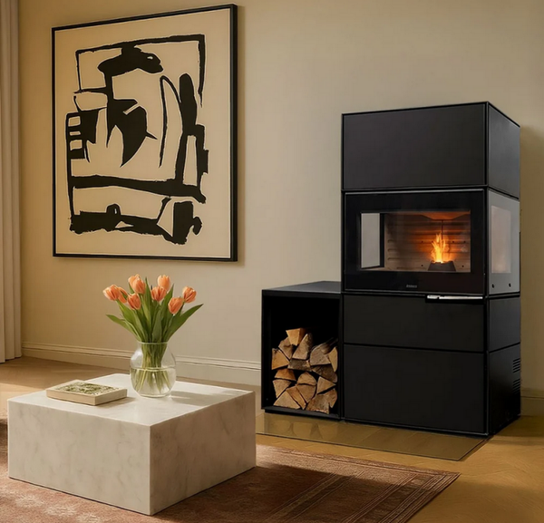 Hybridofen Aduro H6 Lux, Basismodell, Farbe Schwarz