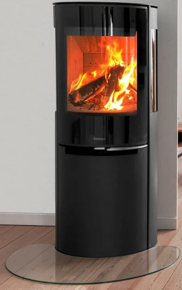 Hybridofen Aduro H3 Lux, Farbe Schwarz