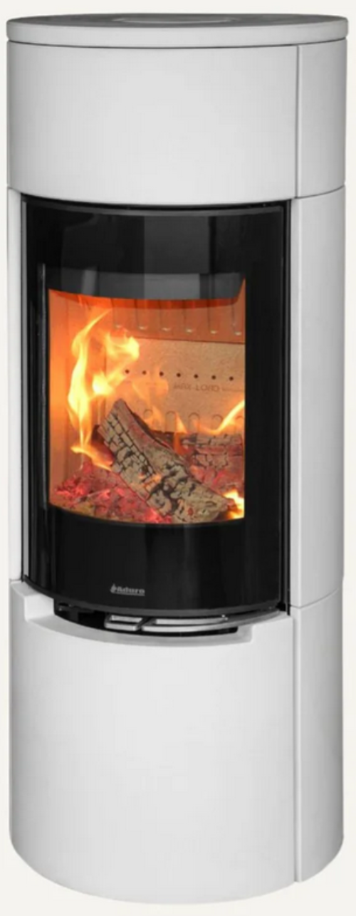 Aduro 9 Lux Ceramic Kaminofen Holzofen, Farbe Weiß