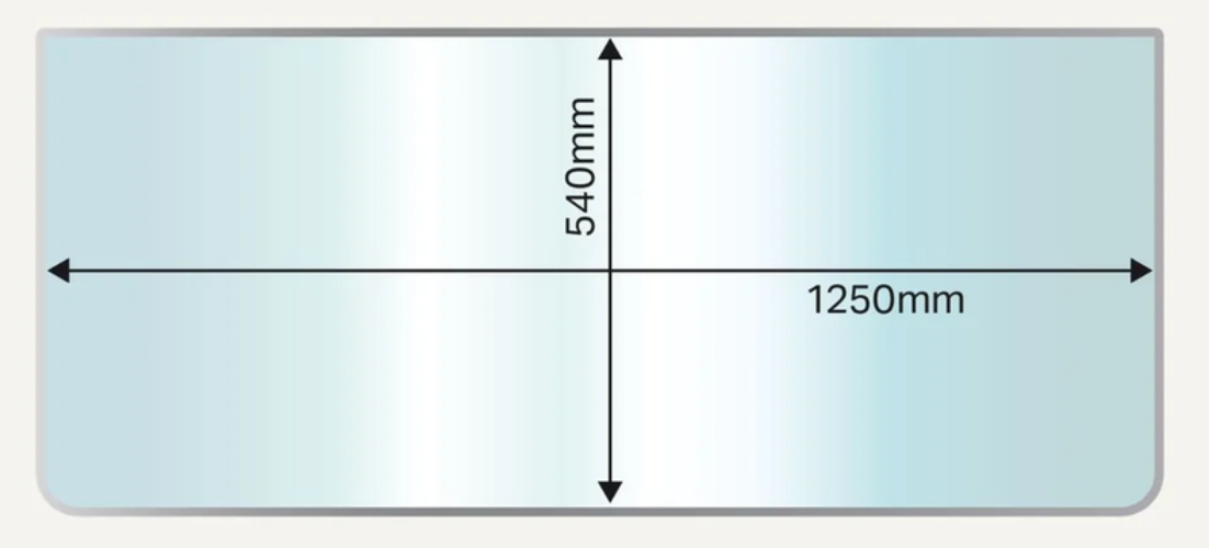 Aduro Glasbodenplatte Modell H6