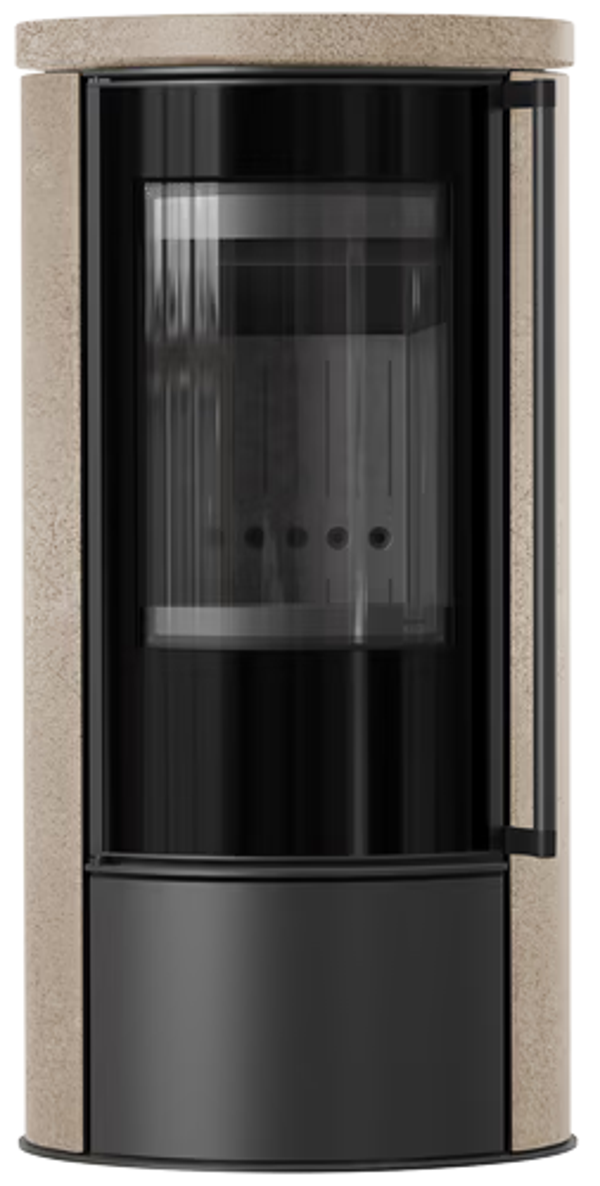 KRATKI ERIK Keramikofen, Thermotec-Auskleidung, innen weiß/schwarz wählbar, RR Ø150, 5,5 kW