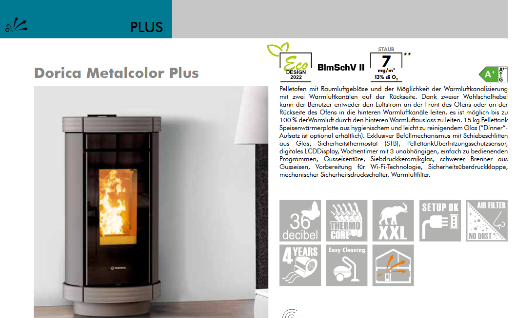 Dorica Metalcolor Plus Kanalisierbar