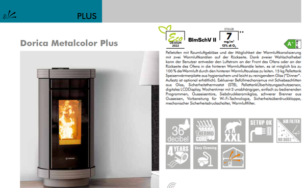Dorica Metalcolor Plus Kanalisierbar