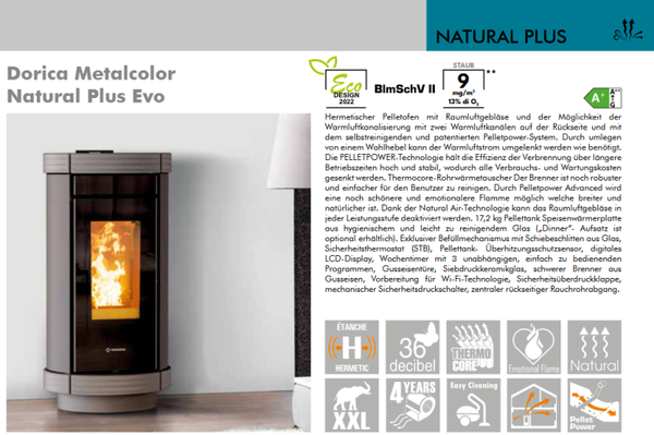 Doriza Metalcolor Natural Plus EVO Kanalisierbar
