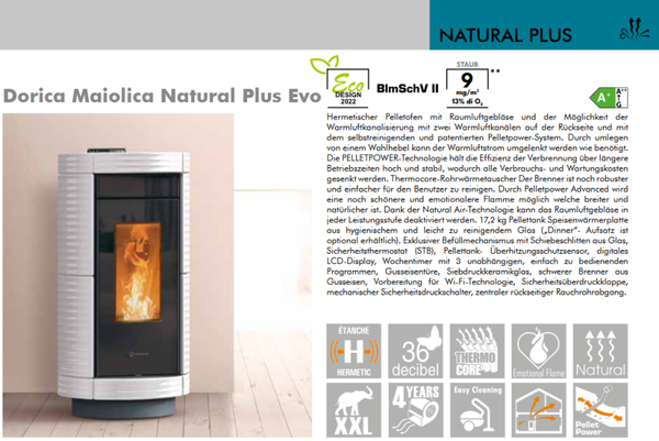 Dorica Maiolica Natural Plus EVO Kanalisierbar