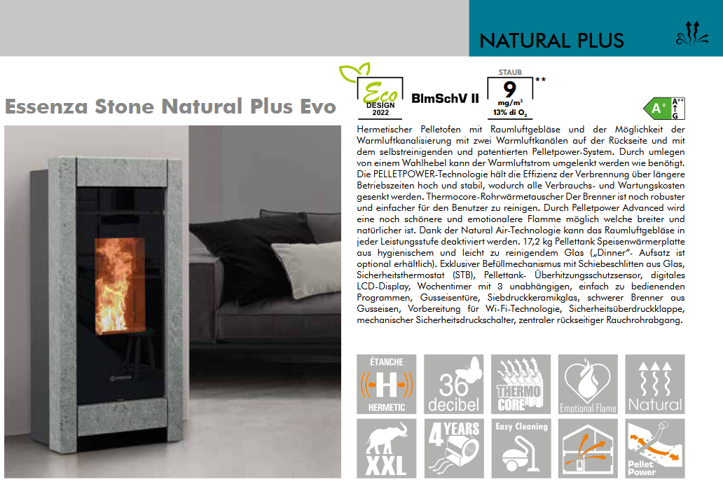 Essenza Stone Natural Plus EVO Kanalisierbar