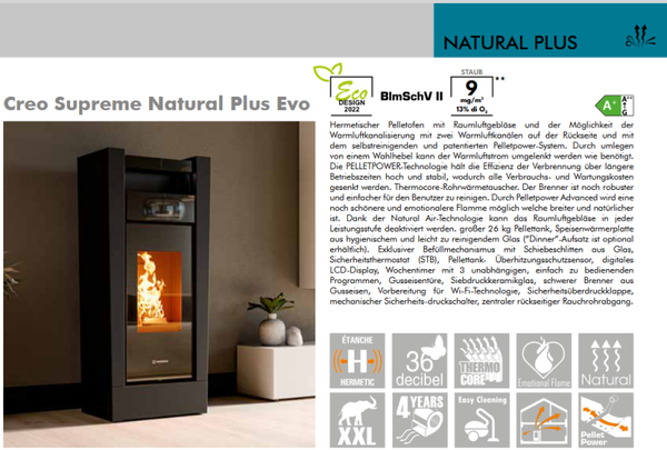 Creo Supreme Natural Plus EVO Kanalisierbar