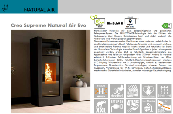 Creo Supreme Natural Air EVO