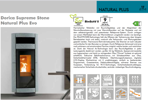 Dorica Supreme Stone Natural Plus EVO Kanalisierbar