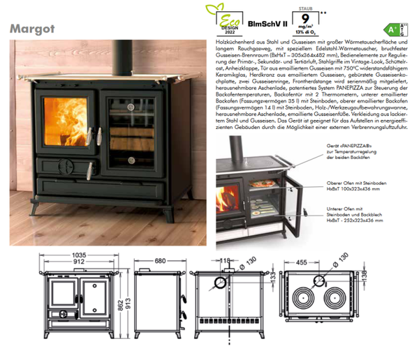 Margot EVO6, KW 12und KW 7,9 , Matt Schwarz