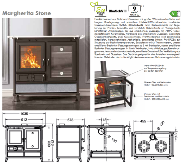 Herd Margherita Evo Stone, KW 12 und KW 7,9