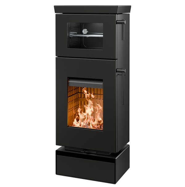 Thermorossi Kaminofen Zen O mit Bachfach 7,7KW