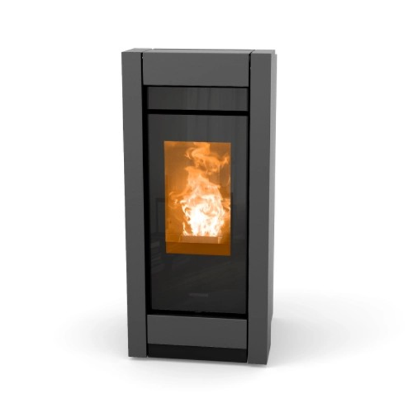 Thermorossi Kaminofen Essenza Evo Wood Metalcolor 10KW