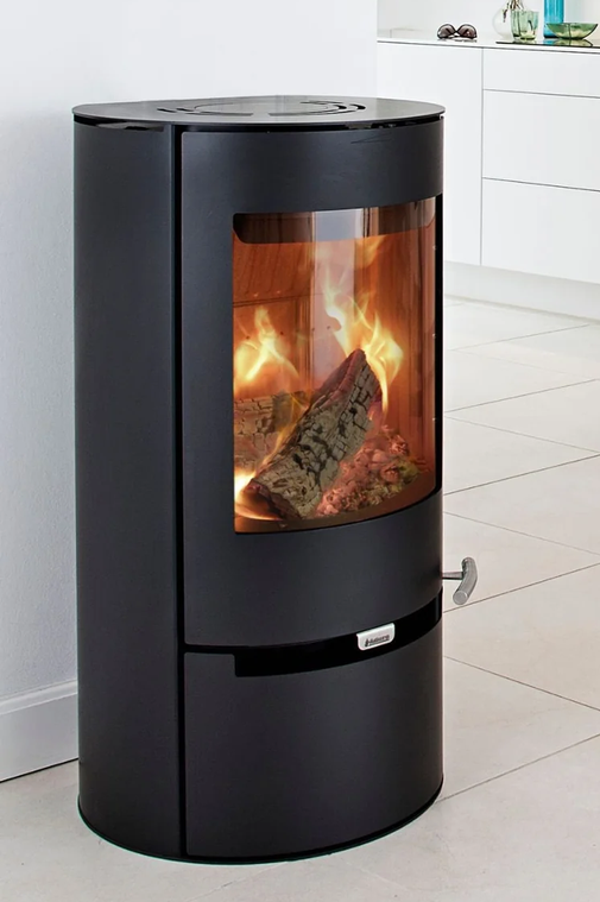 Aduro 9.1 Kaminofen Holzofen Stahl, Gehäuse Schwarz