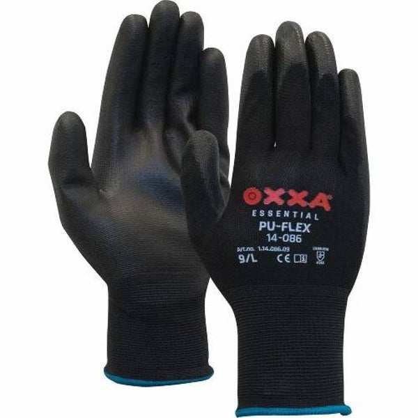 OXXA PU-Flex 14-086 werkhandschoenen zwart – per paar