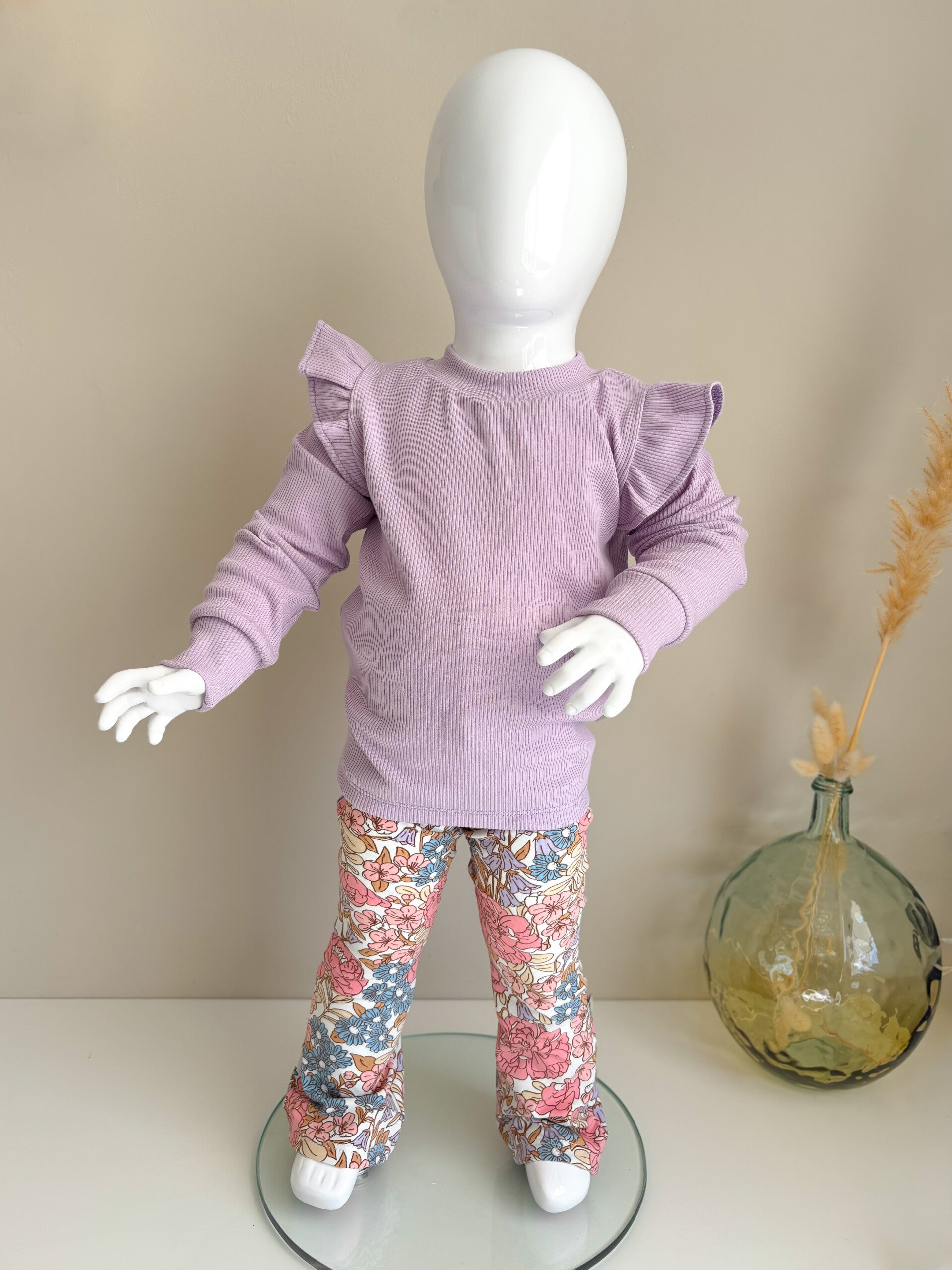 Longsleeve | smalle rib lila