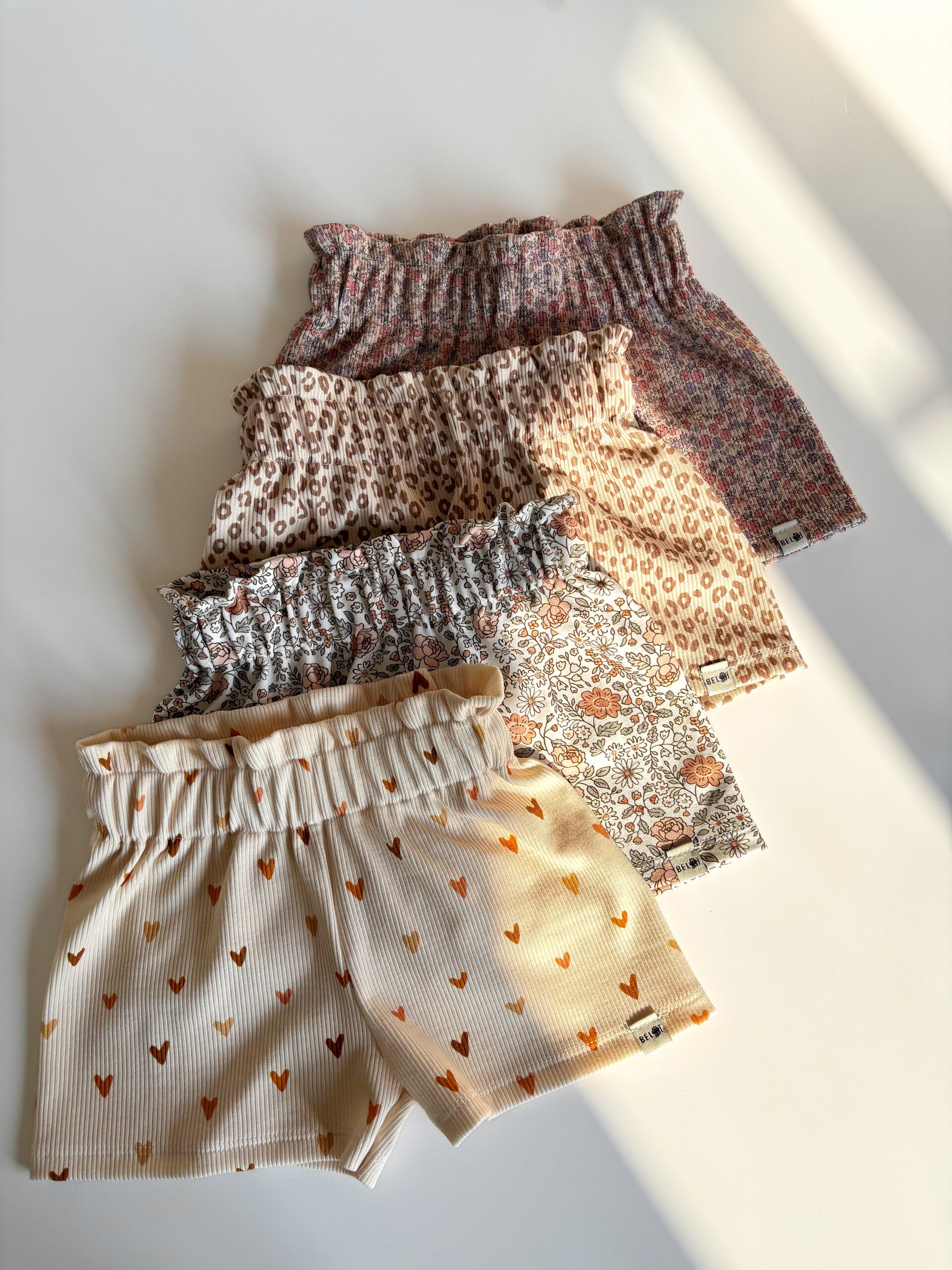 Paperbag short (tricot / (rib)-jersey)