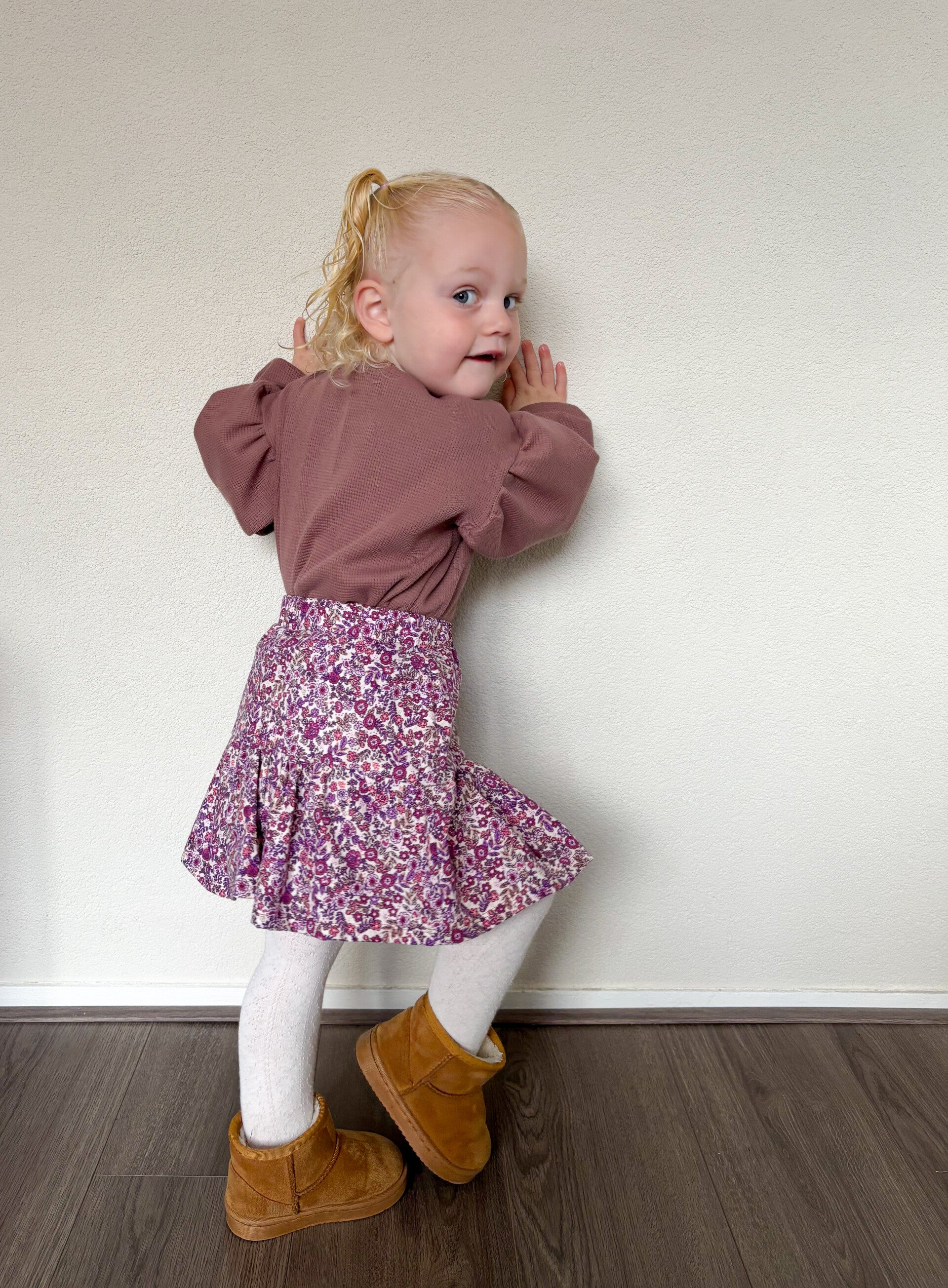 Sweater pofmouw | wafel