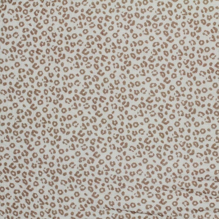Hydrofiel luipaardprint beige