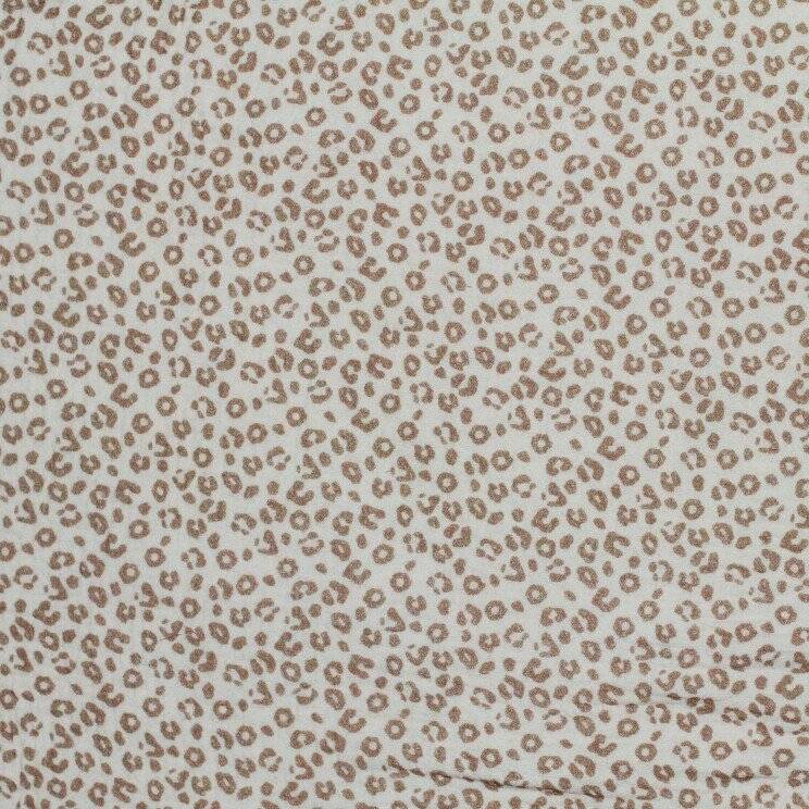 Hydrofiel luipaardprint beige