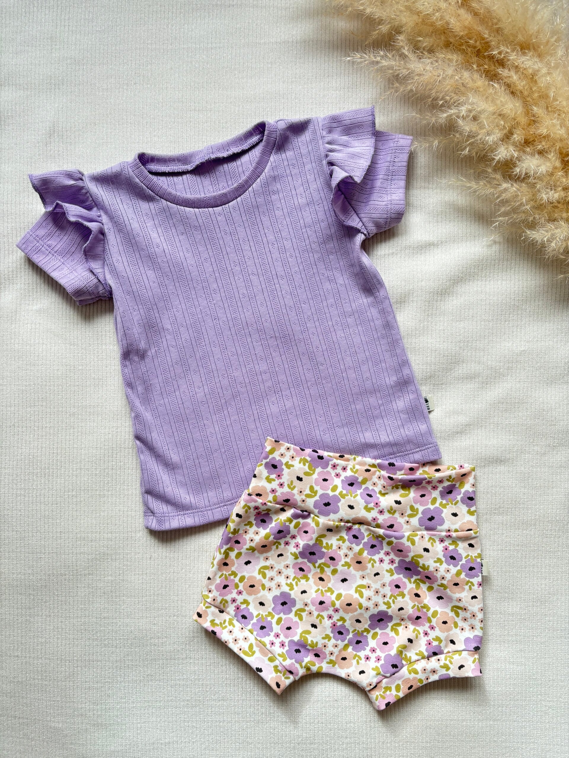 T-shirt | pointelle lila