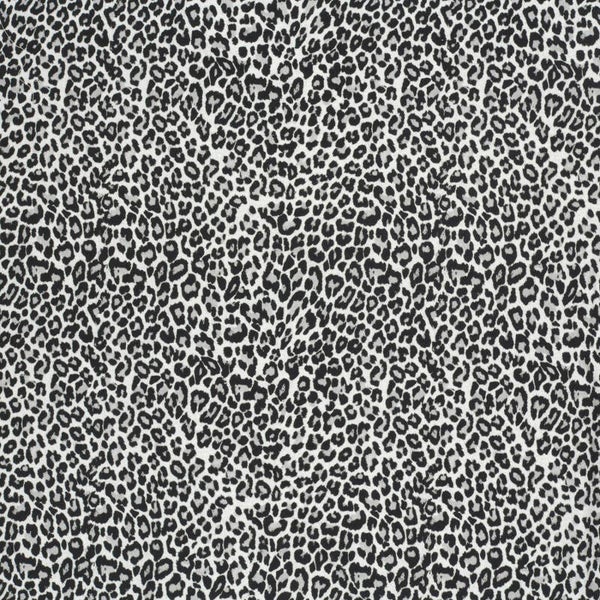 Flared broekje | panterprint grijs