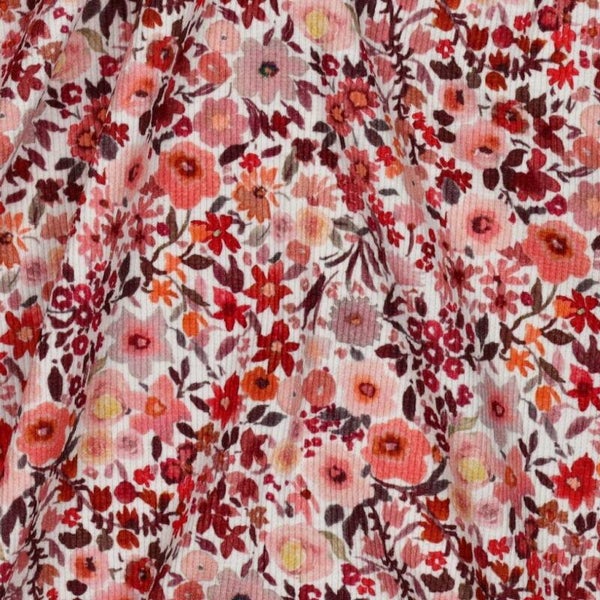 Legging | aquarel flower (rib)
