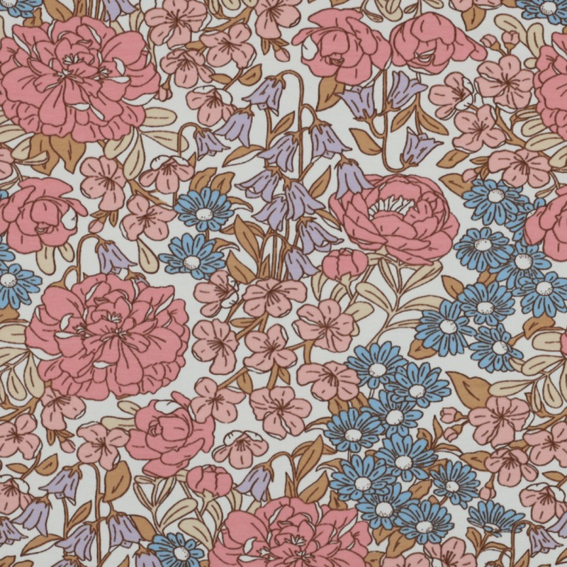 Grote wilde bloem pastel