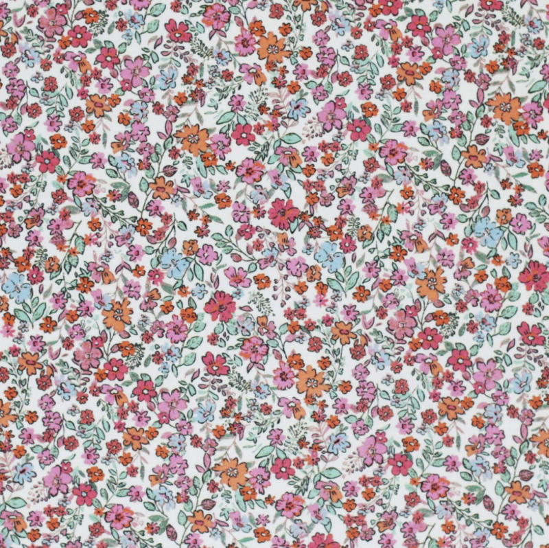 Trendy bloem fuchsia oranje