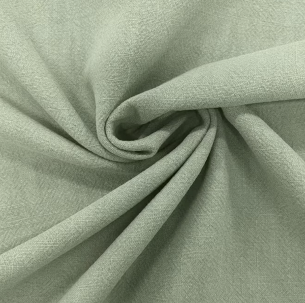 Paperbag wide leg broek | linnen olijf groen