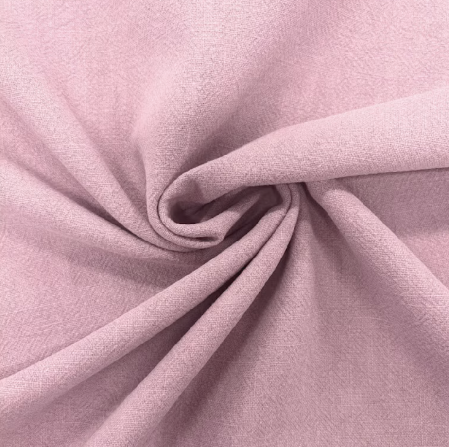 Paperbag wide leg broek | linnen oud roze