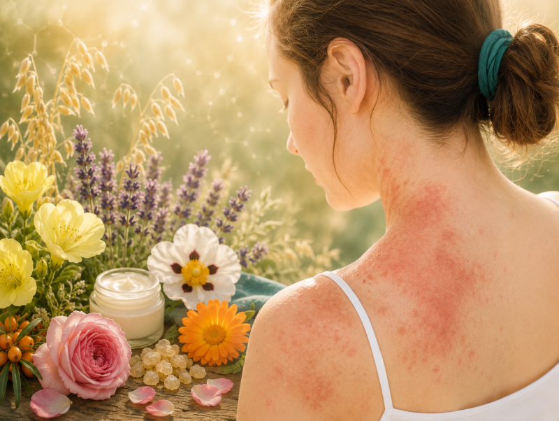 Ganzheitliche dermatologische Behandlung bei Neurodermitis mit Phytotherapie uvm. in der Viitalpraxis Gera