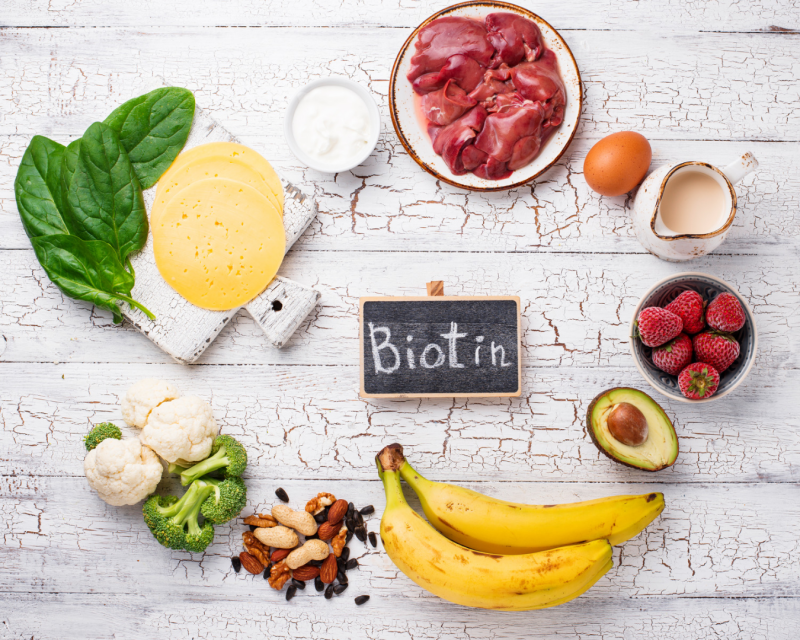 Zahlreiche Lebensmittel enthalten Biotin, das Haut-Haare-Nägel-Vitamin