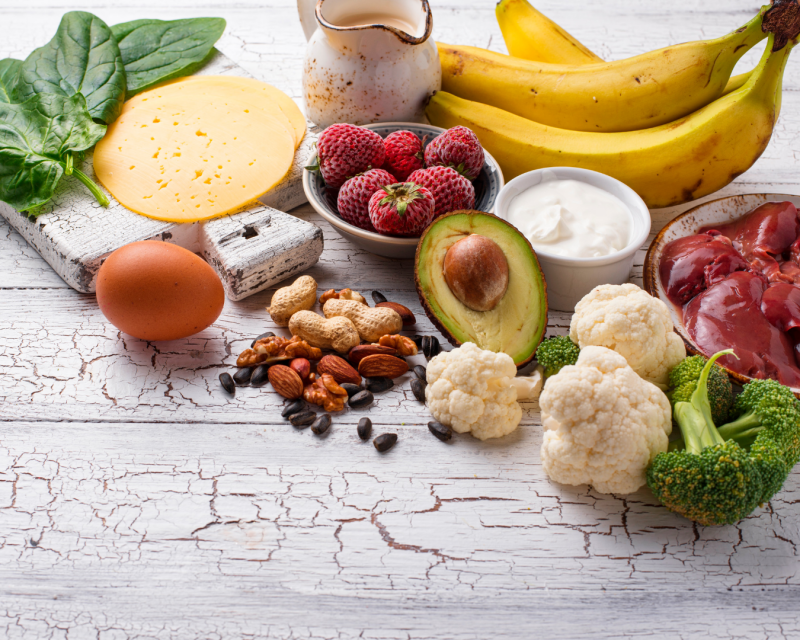 Zahlreiche Lebensmittel enthalten Biotin