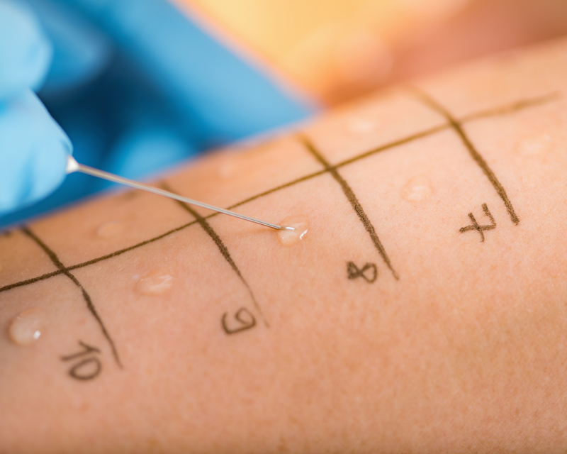Allergietests helfen bei der Diagnostik der Neurodermitis - jetzt Allergietest in der Vitalpraxis durchführen