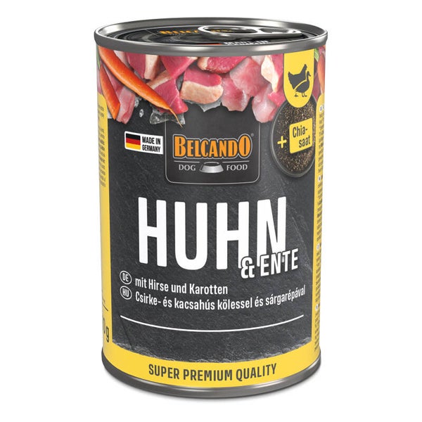 BELCANDO Huhn & Ente mit Hirse & Karotten400g