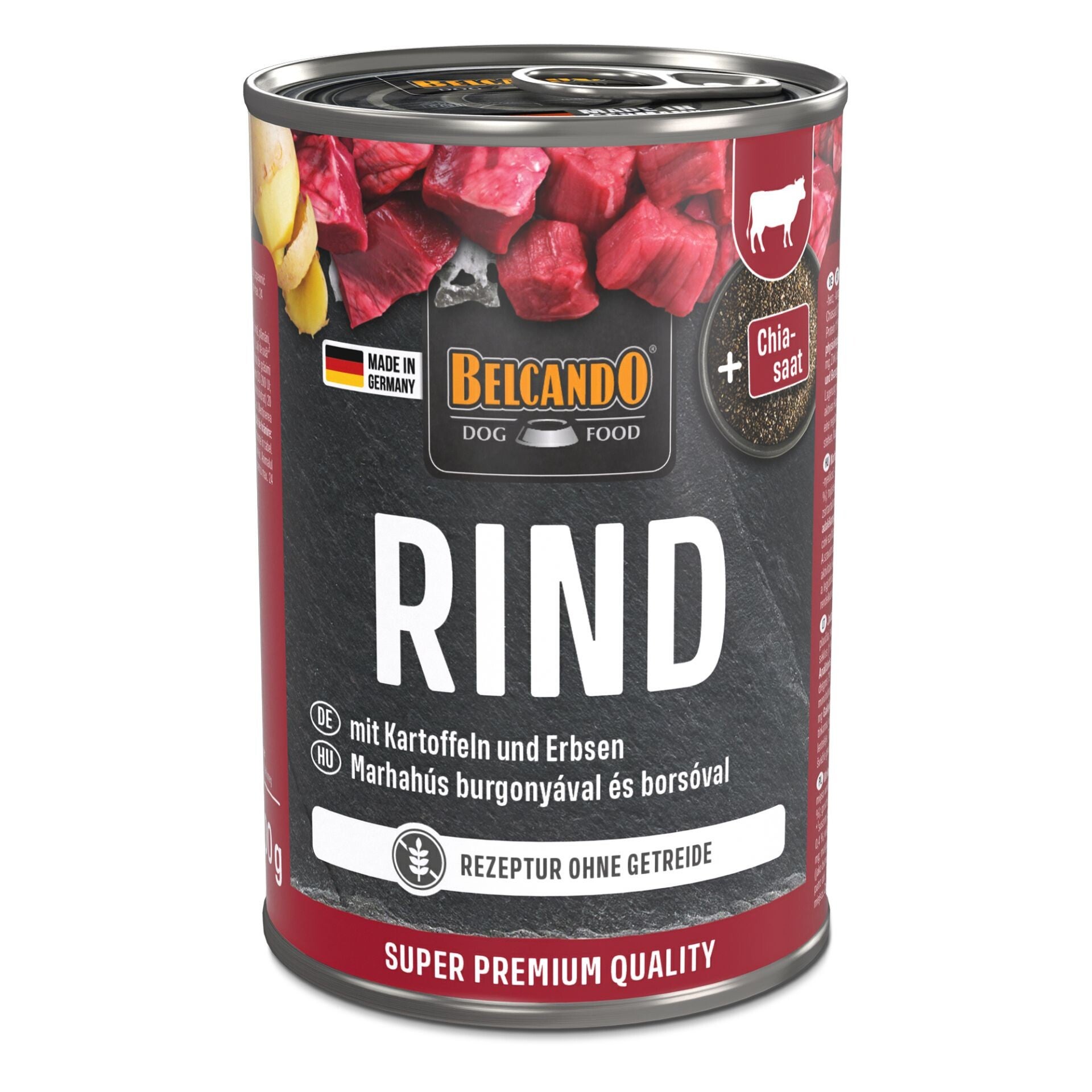 BELCANDO Rind mit Kartoffel & Erbsen 400g