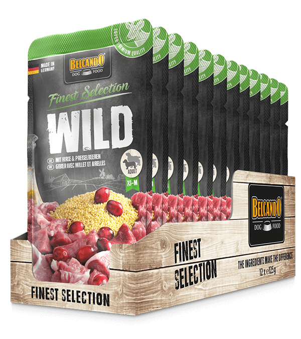 BELCANDO Wild mit Hirse & Preiselbeeren 125g