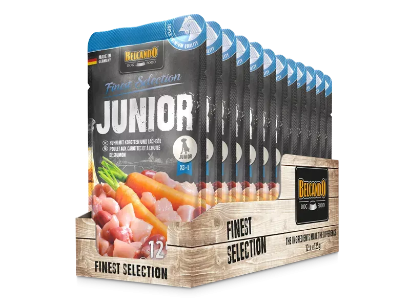 BELCANDO Junior Huhn m. Karotte 125g