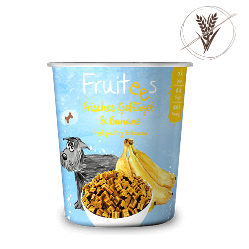 Fruitees Frisches Geflügel & Banane 200g