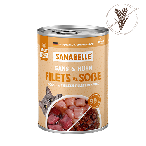 Filets in Soße Gans & Huhn