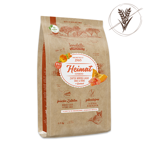 Getreidefrei mit zartem Nordsee-Lachs 400g