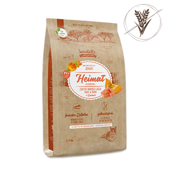 Getreidefrei mit zartem Nordsee-Lachs 2Kg