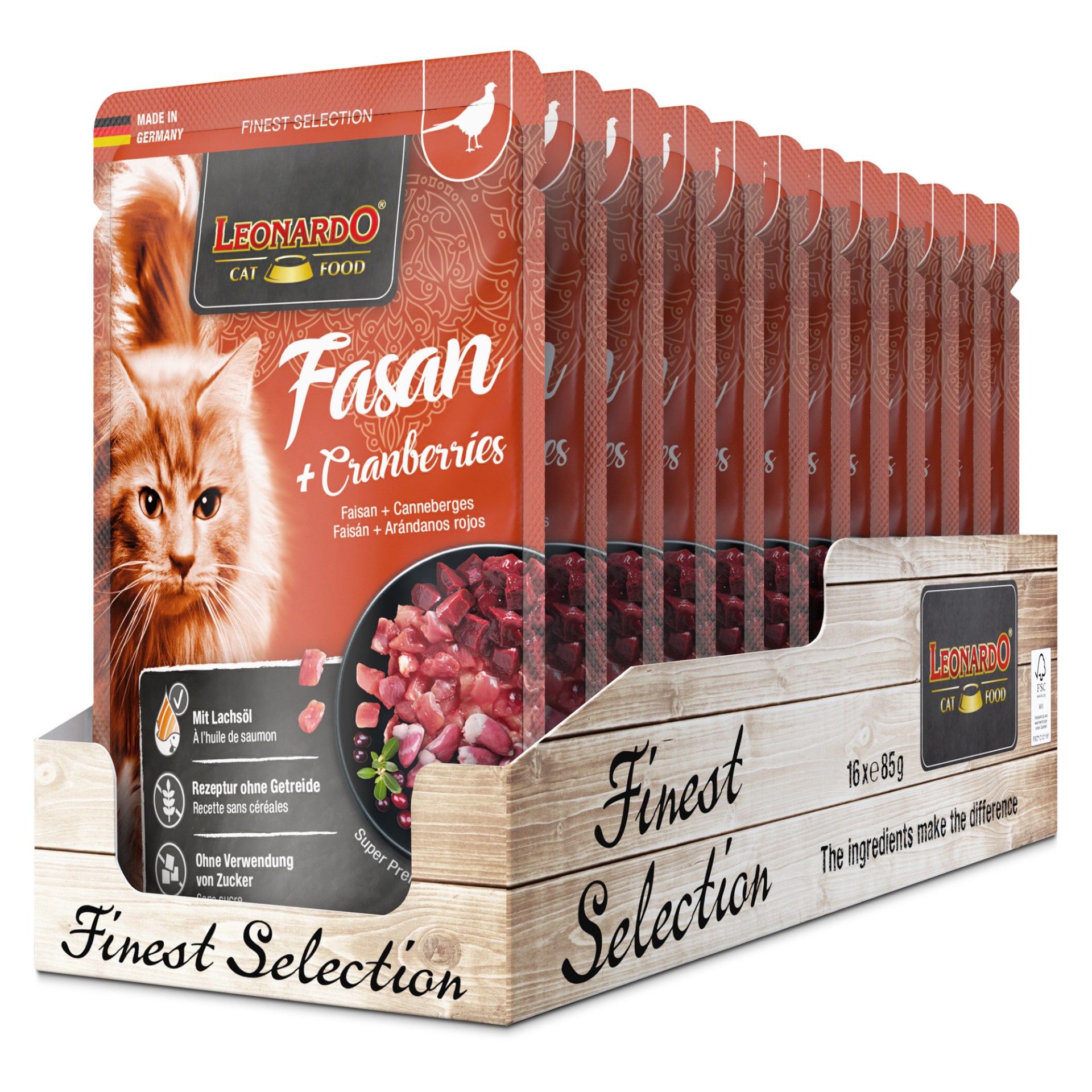 LEONARDO Fasan + Cranberry 85g