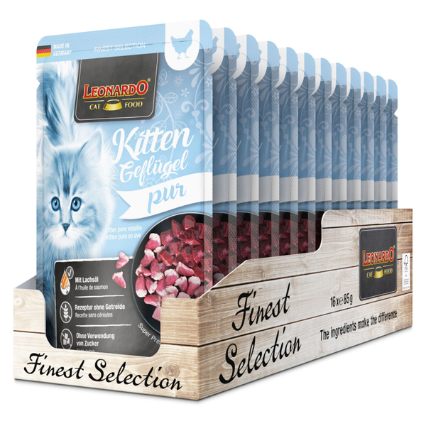 LEONARDO Kitten Geflügel 85g