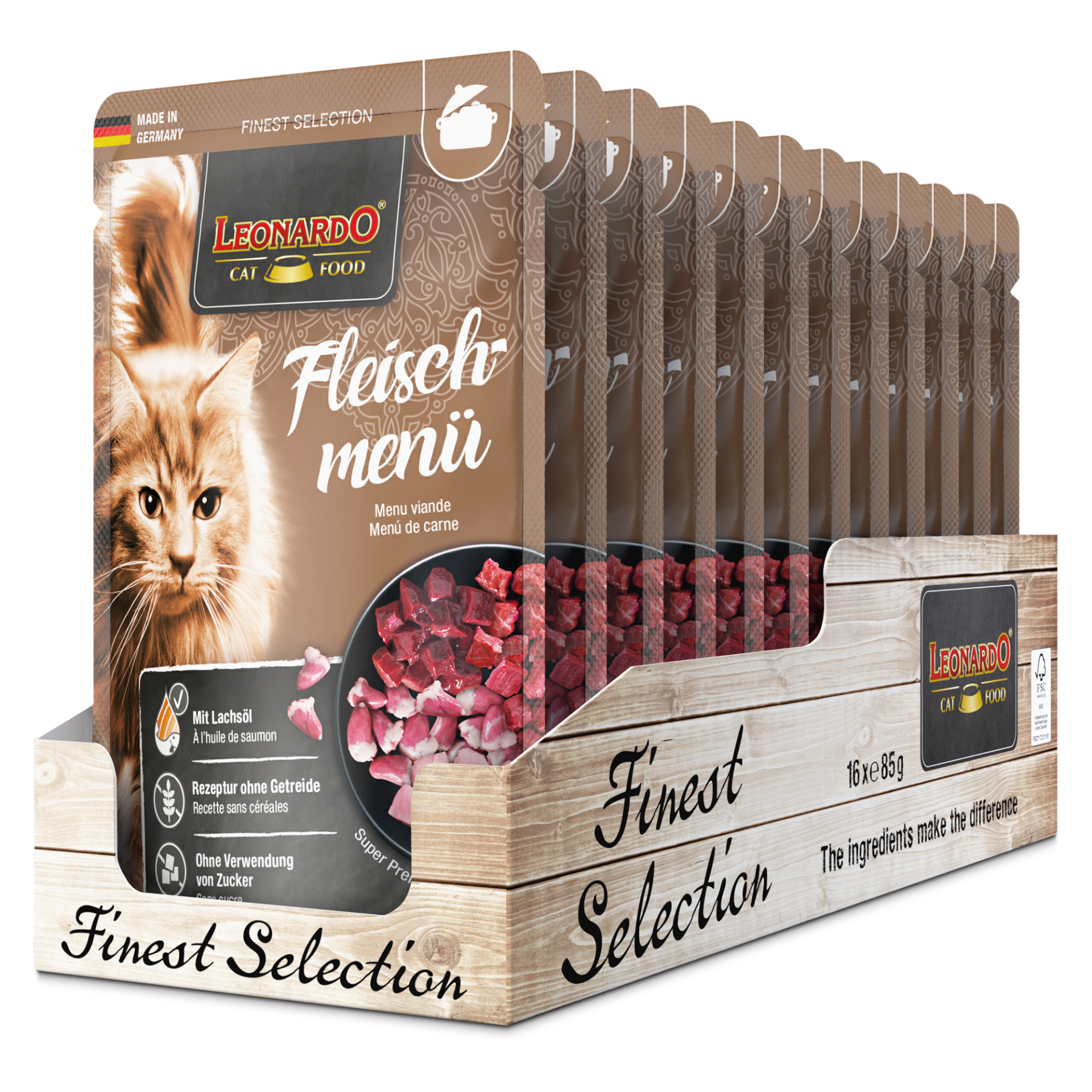 LEONARDO Fleischmenü 85g