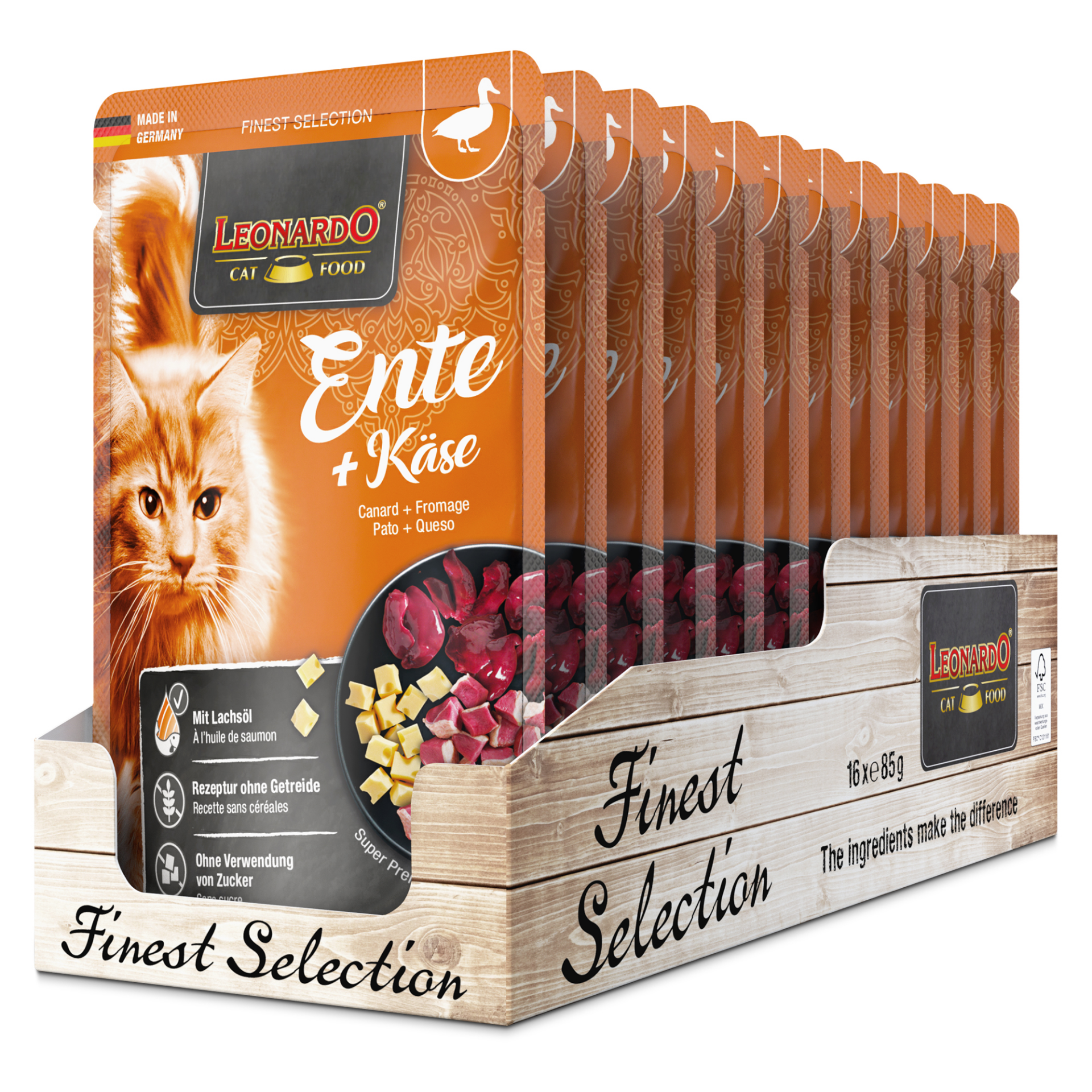 LEONARDO Ente + Käse 85g