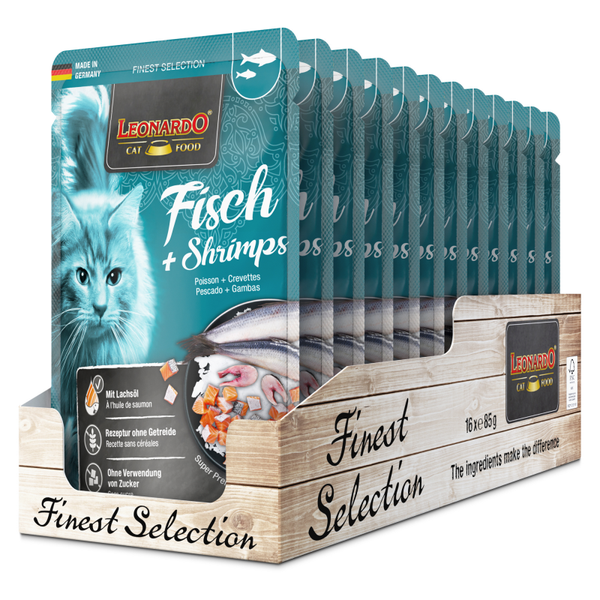 LEONARDO Fisch & Shrimps 85g