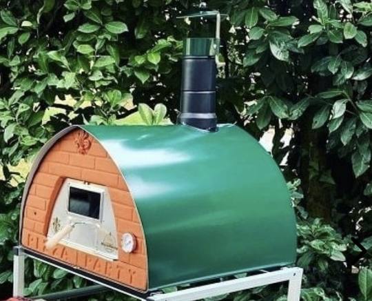 houtgestookte pizza oven 70 x 70 groen