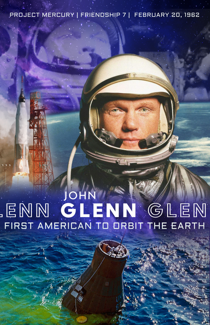 john glenn poster